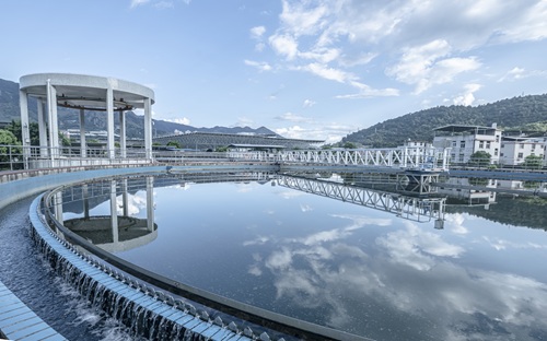 污水处理厂絮凝沉淀池-聚丙烯酰胺应用现场