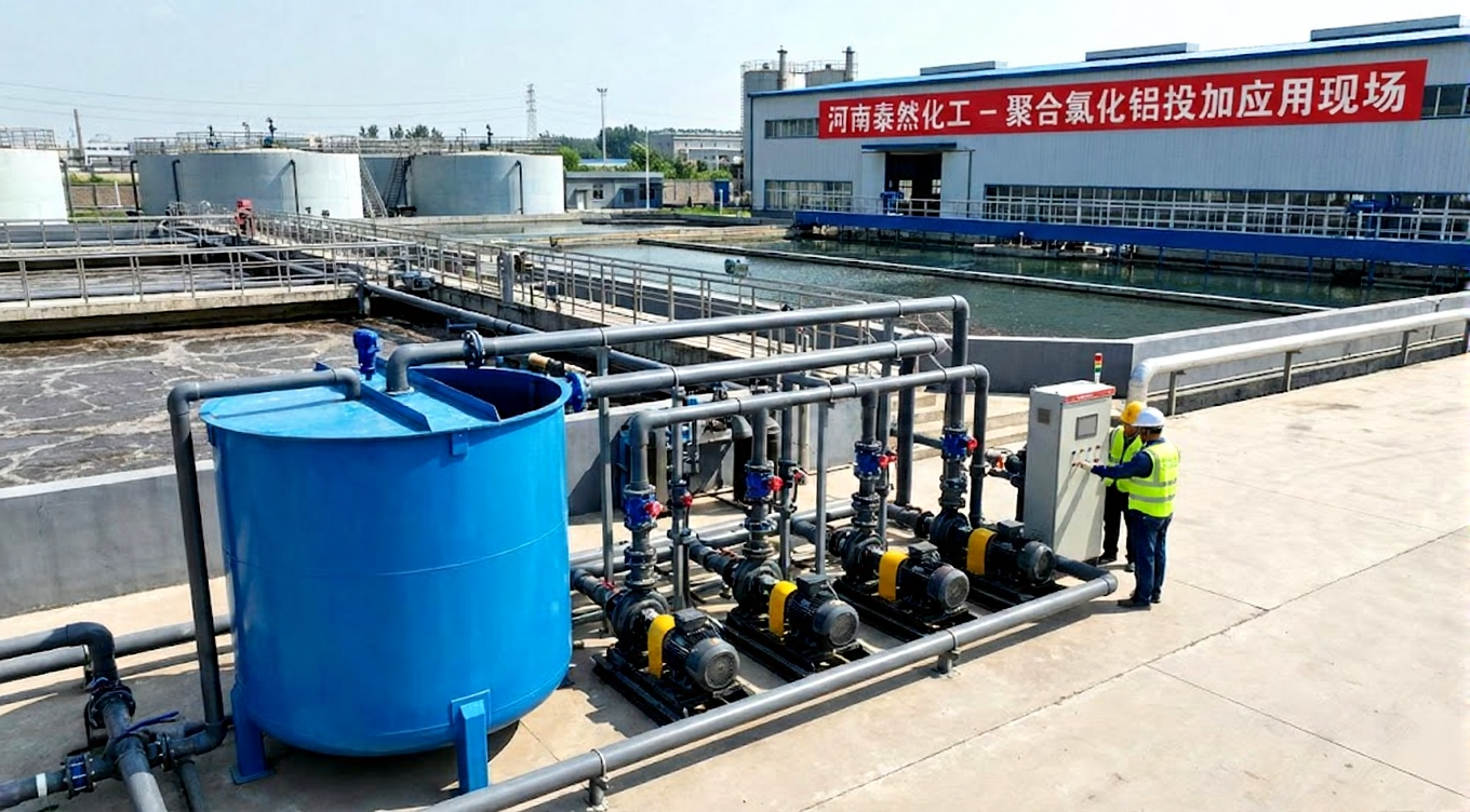 聚合氯化铝在污水处理厂的投加应用  河南泰然化工